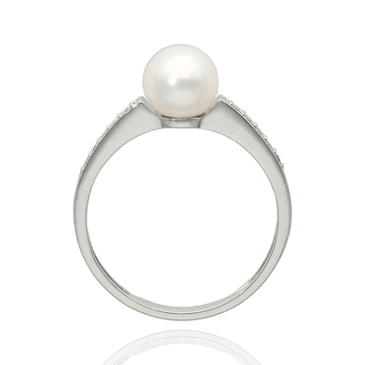 Frank Trautz fehér arany gyűrű 52-es méret (1-02590-52-0395/52)